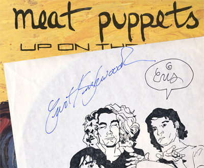 Meat Puppets signed my "Up On The Sun" album!